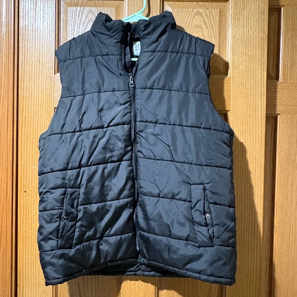 Black Quilted Puffer Vest